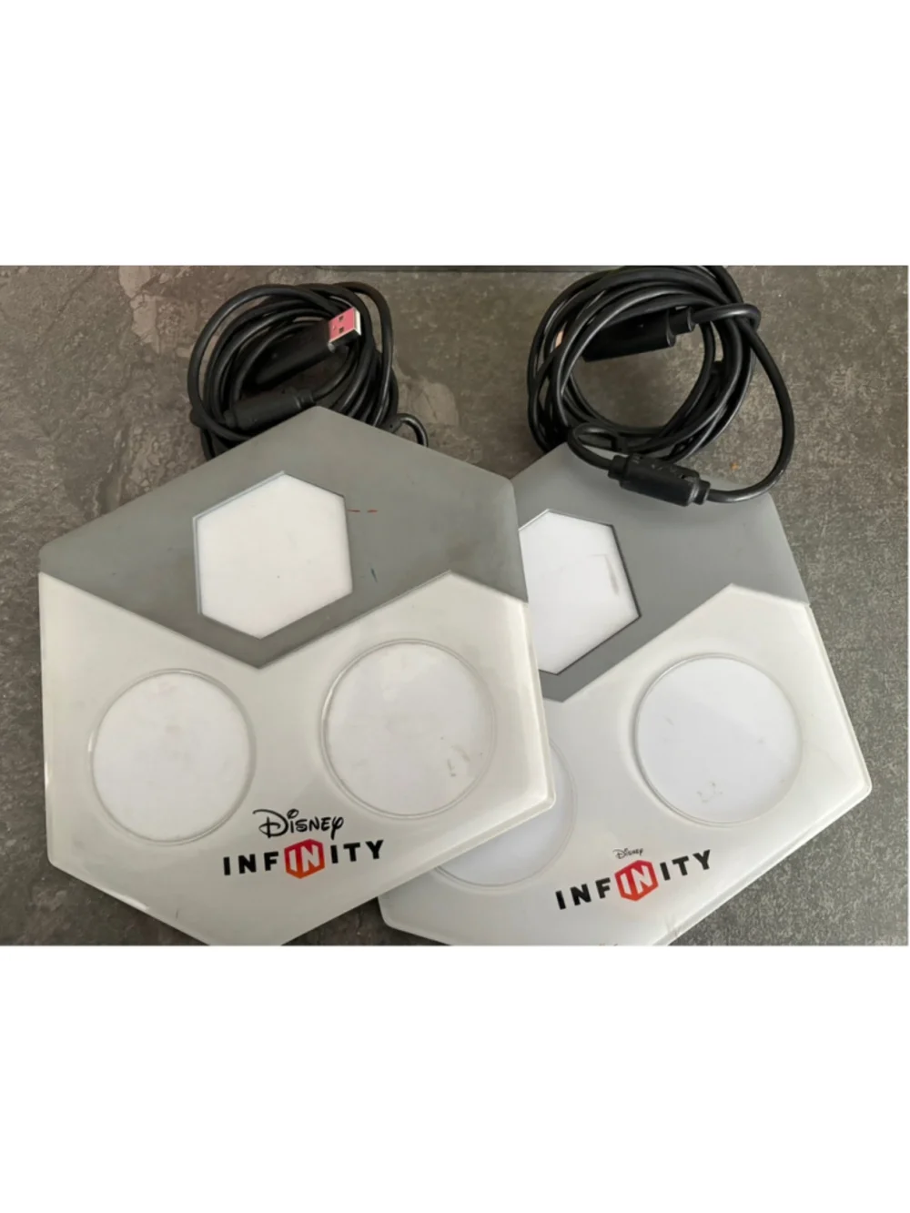 Lot Of 2 Disney Infinity Portal Base Pad Model #INF-8032385 xbox 360 ~untested~